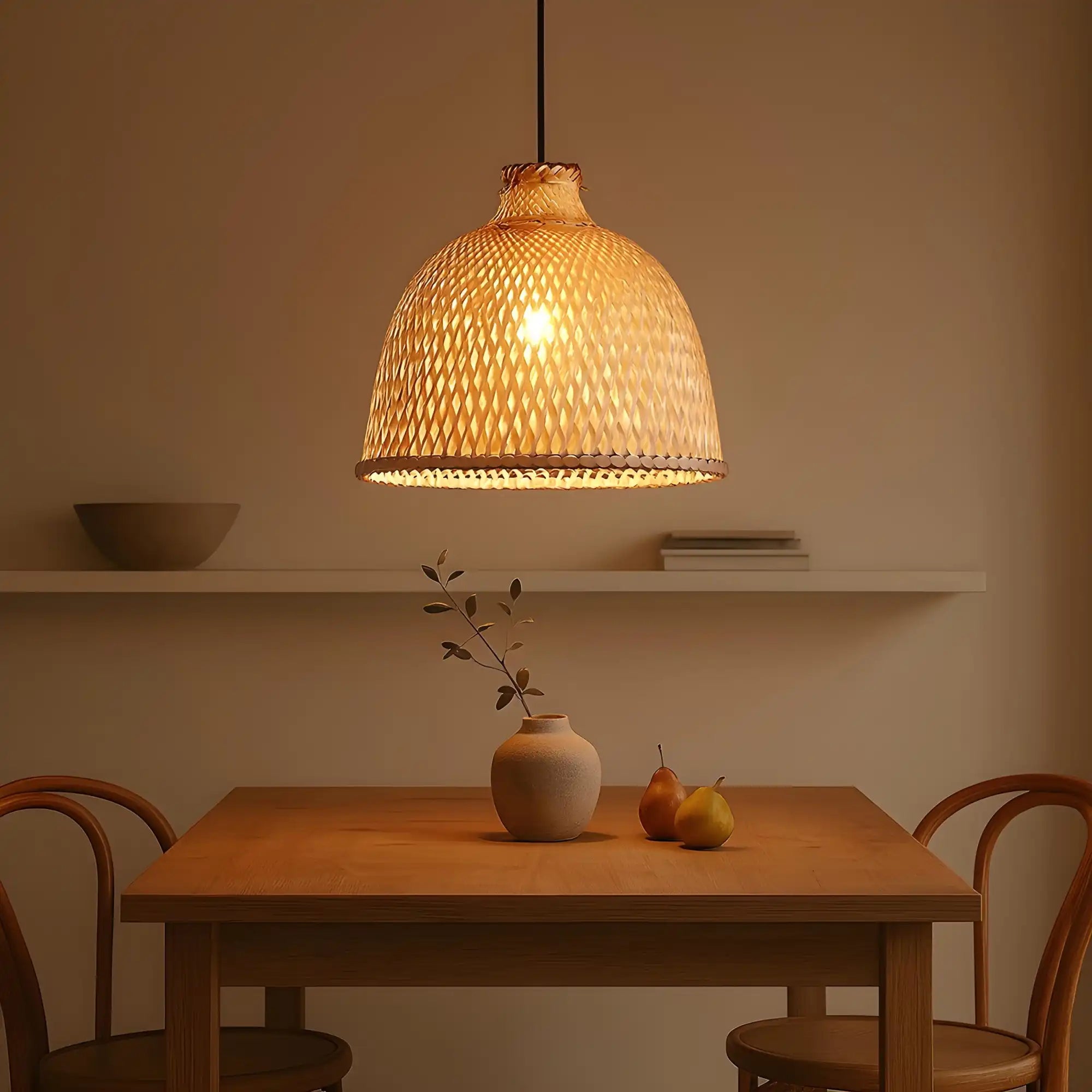 Handmade Bamboo Hanging Lamp